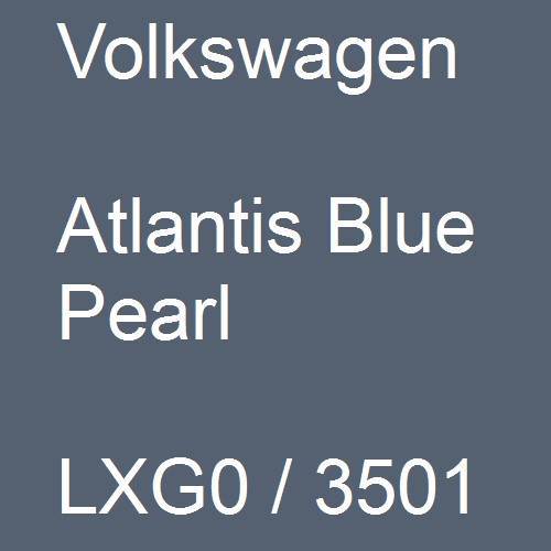 Volkswagen, Atlantis Blue Pearl, LXG0 / 3501.